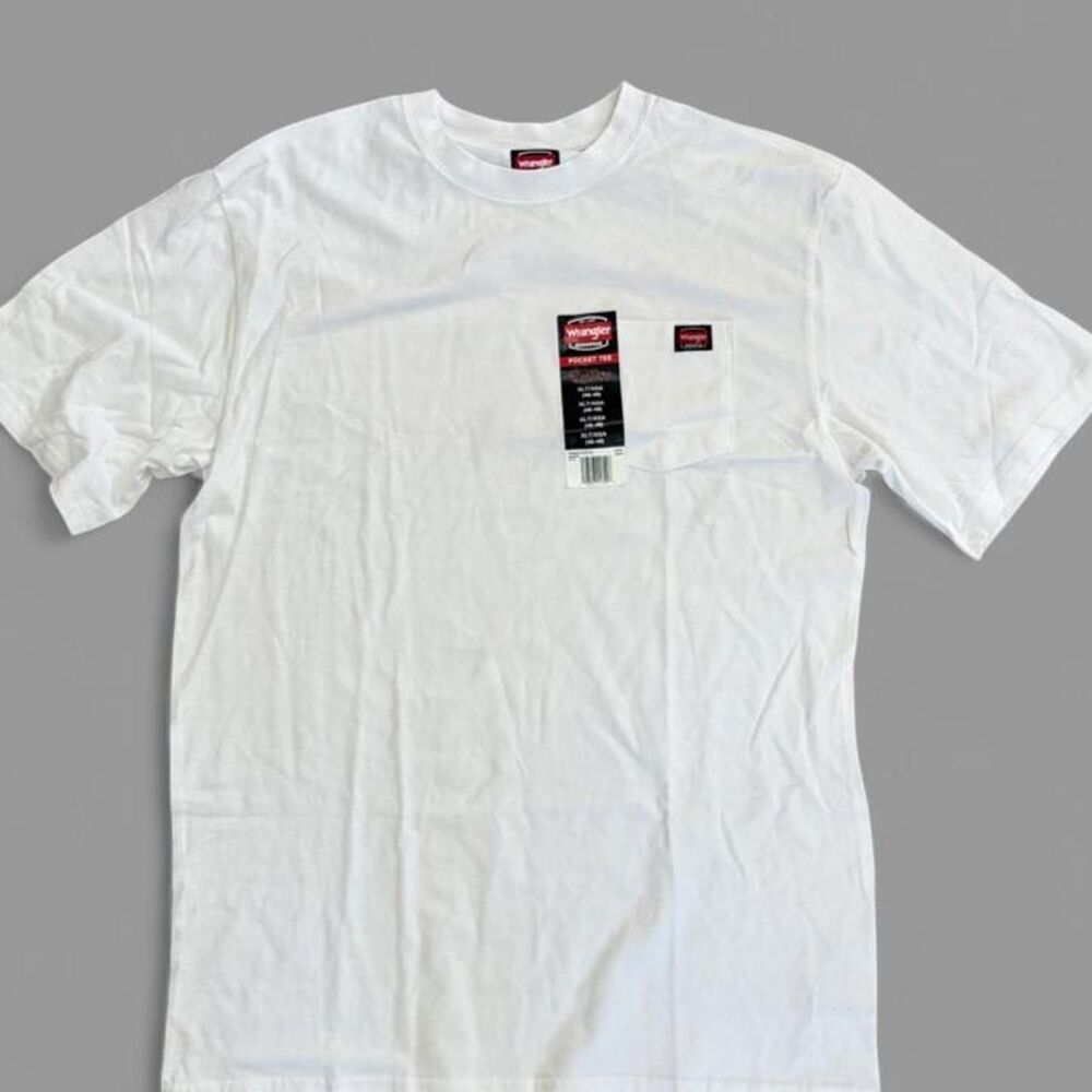 Wrangler Men's White T-shirt With Pocket XLT NWT